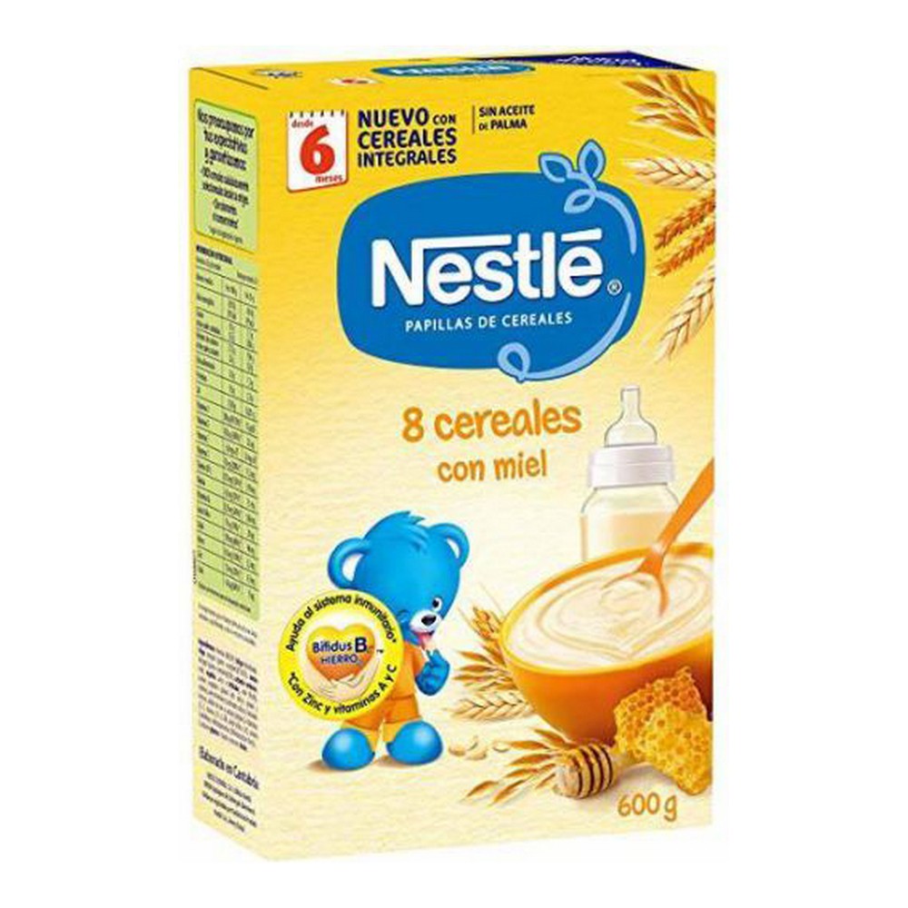 Puré för barn Nestle Flingor Honung (600 gr)