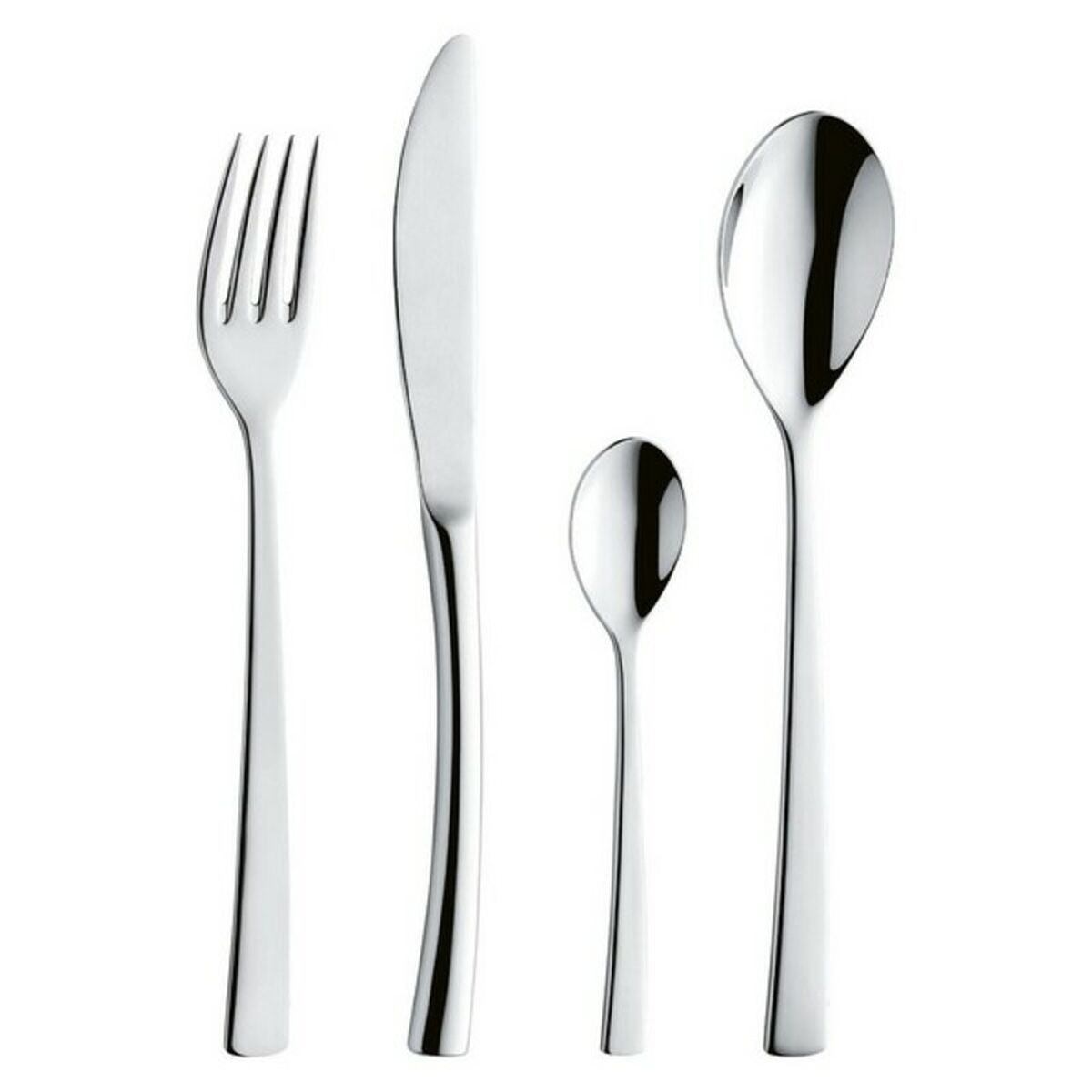 Set med dessertgafflar Amefa Metropole (12 pcs) Stål Metall 12 antal 19,4 cm - 2