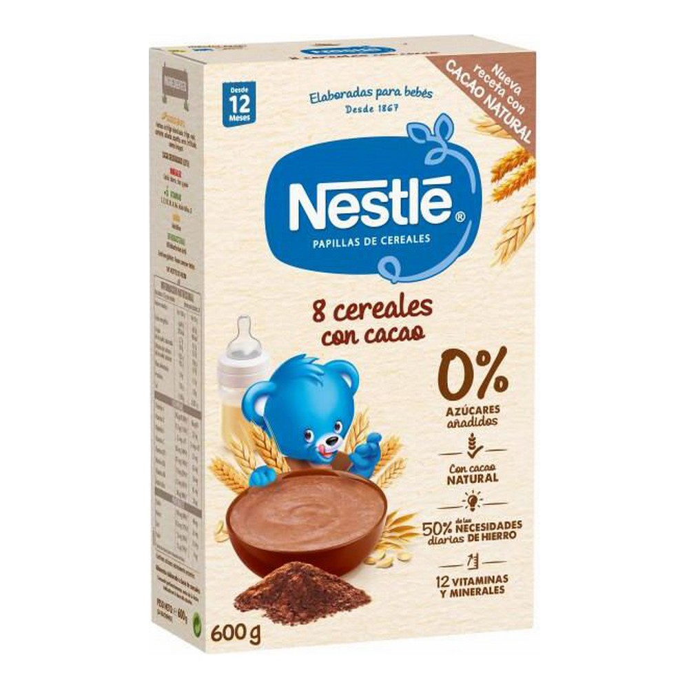 Puré för barn Nestle Flingor Kakao (600 gr)
