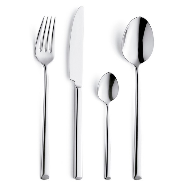 Set med skedar Amefa Metropole Metall (12 antal) - 3