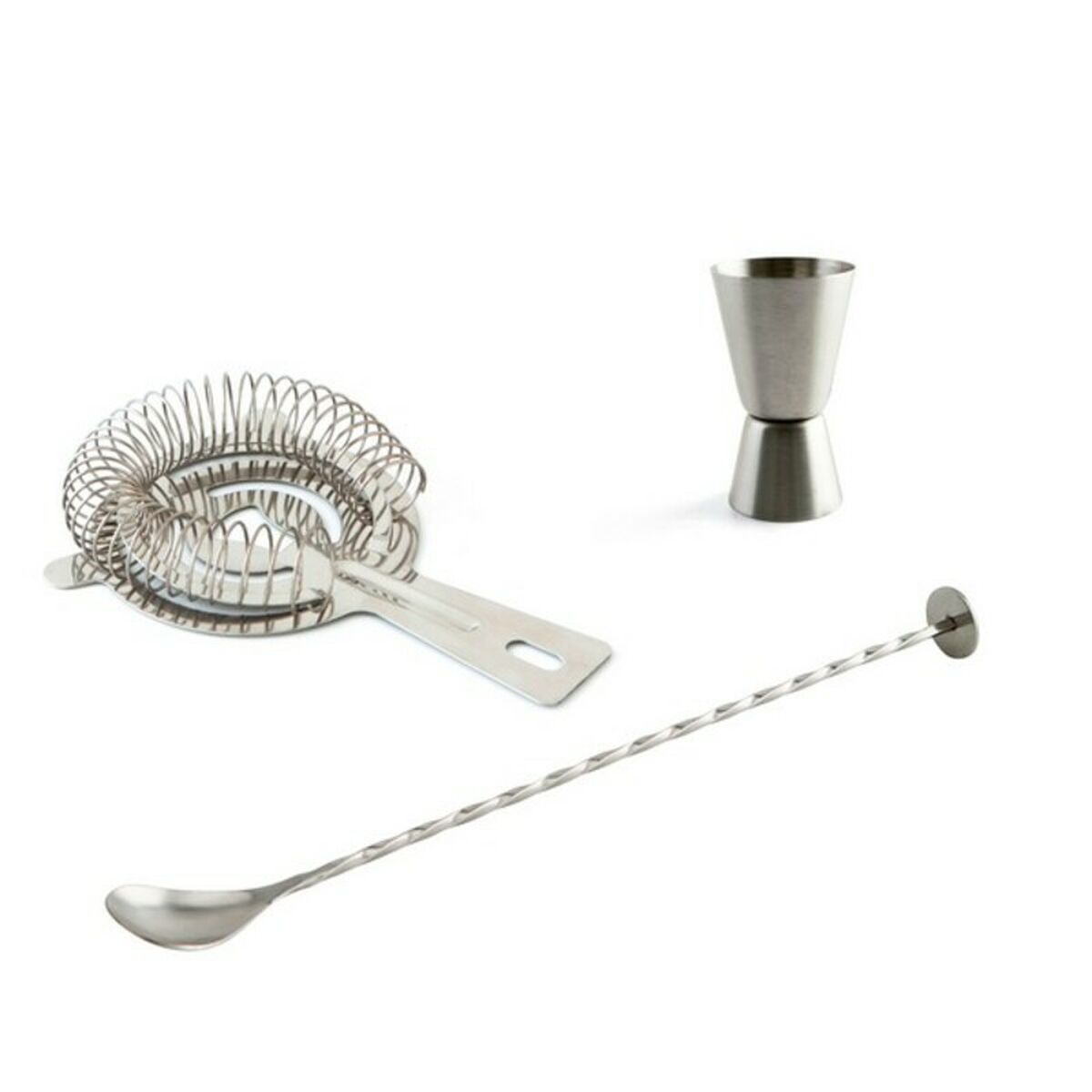 Cocktailset Quid Mi Bar Rostfritt stål (27cm - 19 x 10 x 2 cm - 2/4 CL) (3 pcs) - 5