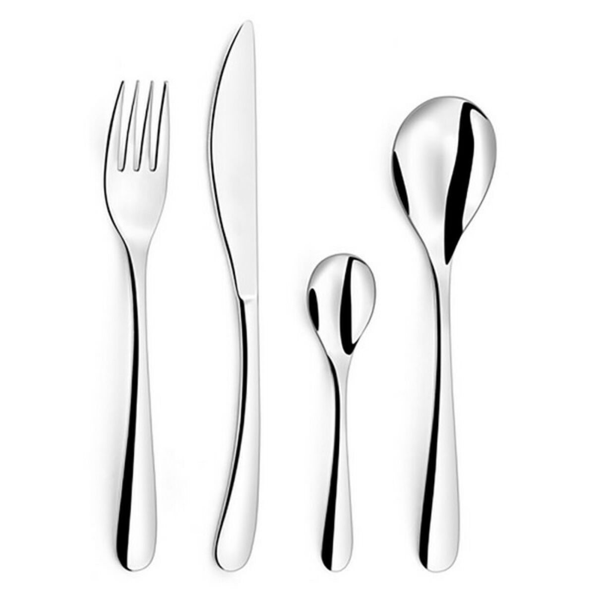 Bestick-set Amefa Nymphea Metall Stål Rostfritt stål 24 Delar - 3