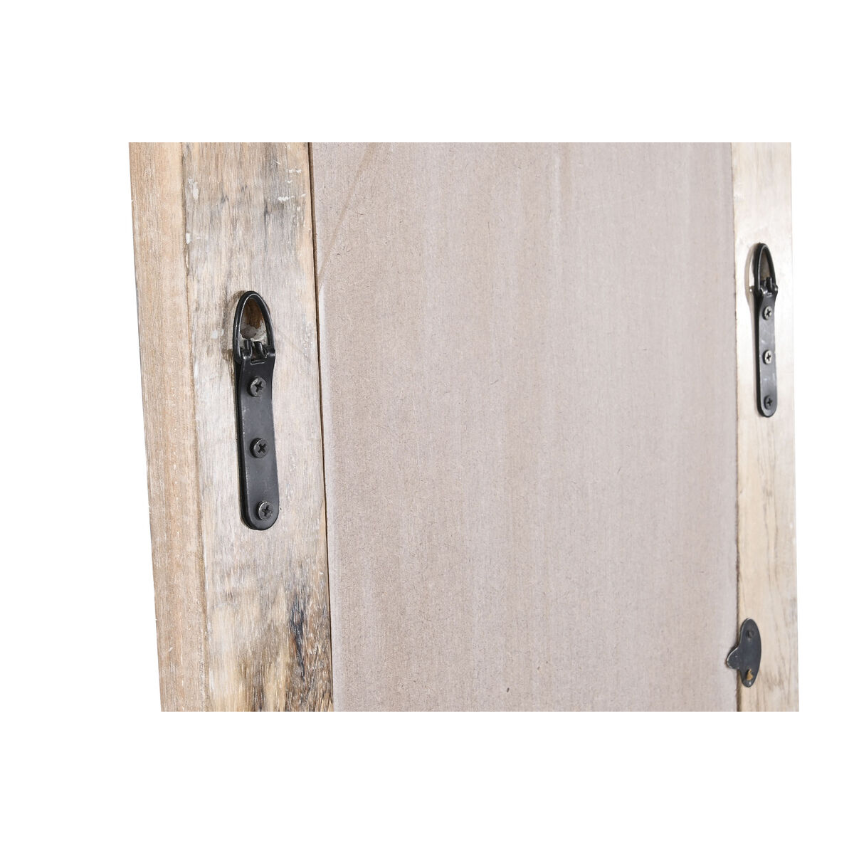 Väggspegel DKD Home Decor 44 x 3 x 150 cm Glas Brun Vit Mangoträ Indier Trä MDF Avskalad - 2