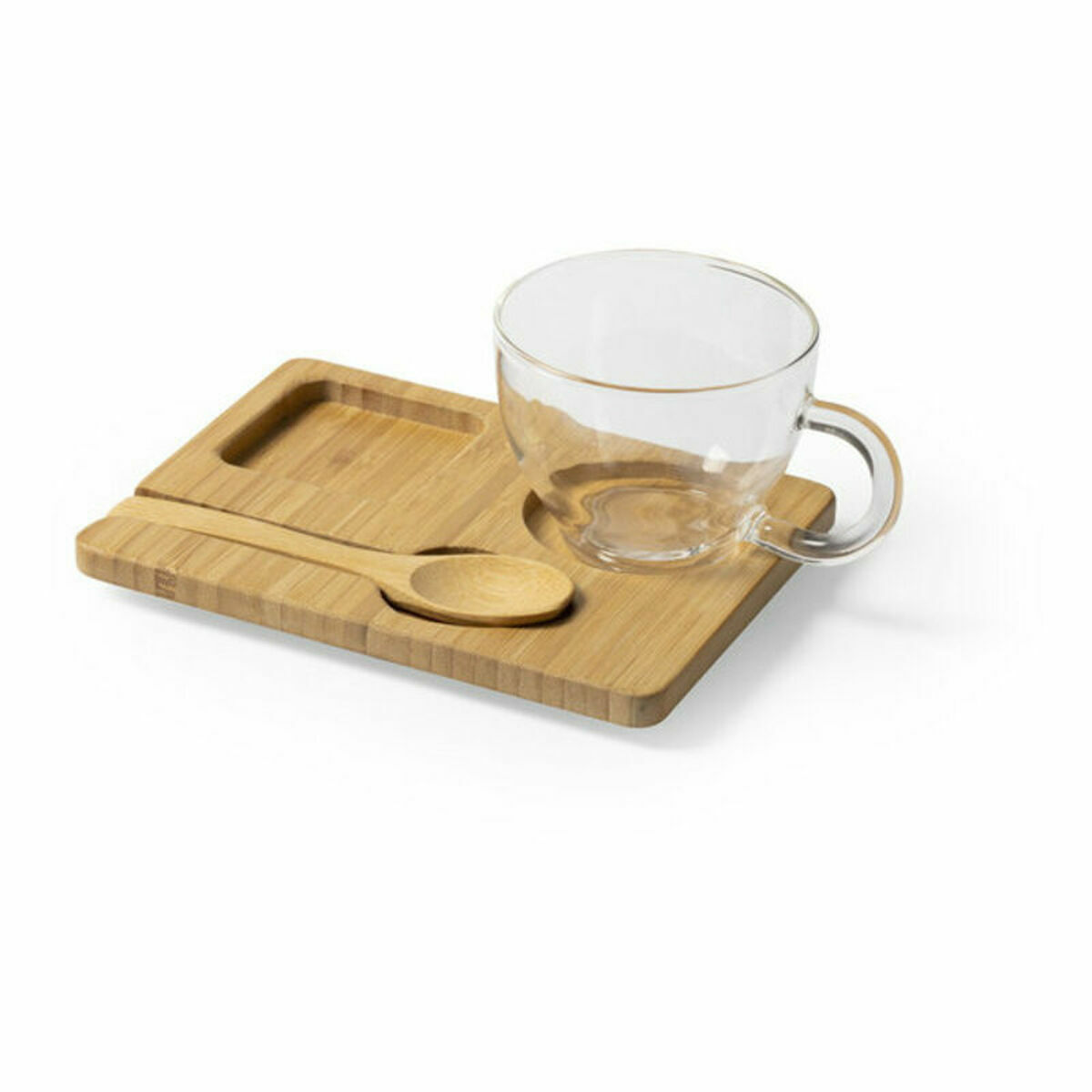 Kopp med assiett 146482 (180 ml), Färg: Brun - 2