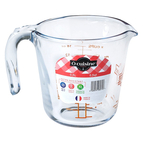 Måttkanna Ô Cuisine Transparent Glas, Kapacitet: 1 L - 6