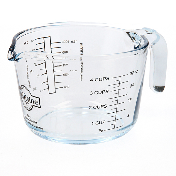 Måttkanna Ô Cuisine Transparent Glas, Kapacitet: 0,25 L - 5