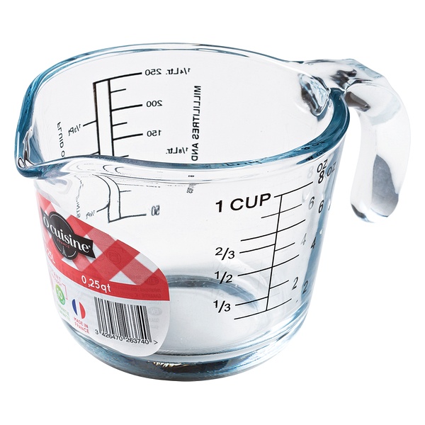 Måttkanna Ô Cuisine Transparent Glas, Kapacitet: 0,25 L - 2