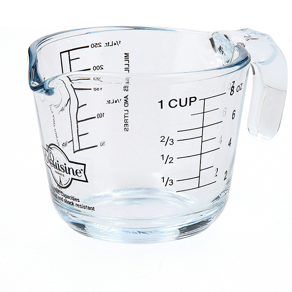 Måttkanna Ô Cuisine Transparent Glas, Kapacitet: 0,25 L - 3