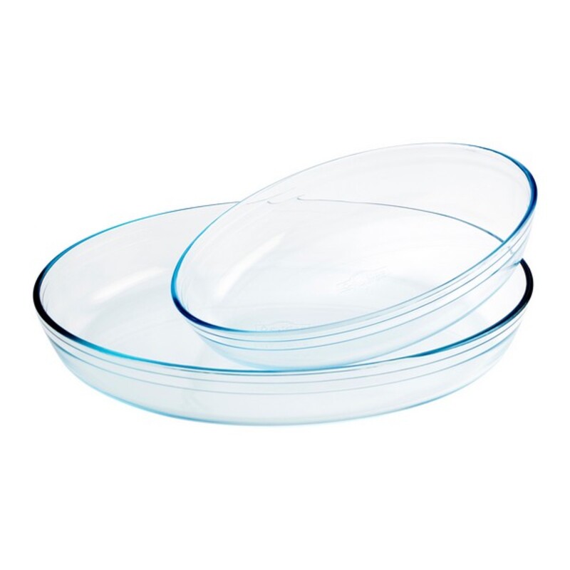 Set med Ugnsfasta Formar Ô Cuisine 334SA06 Transparent Glas (2 pcs) - 4