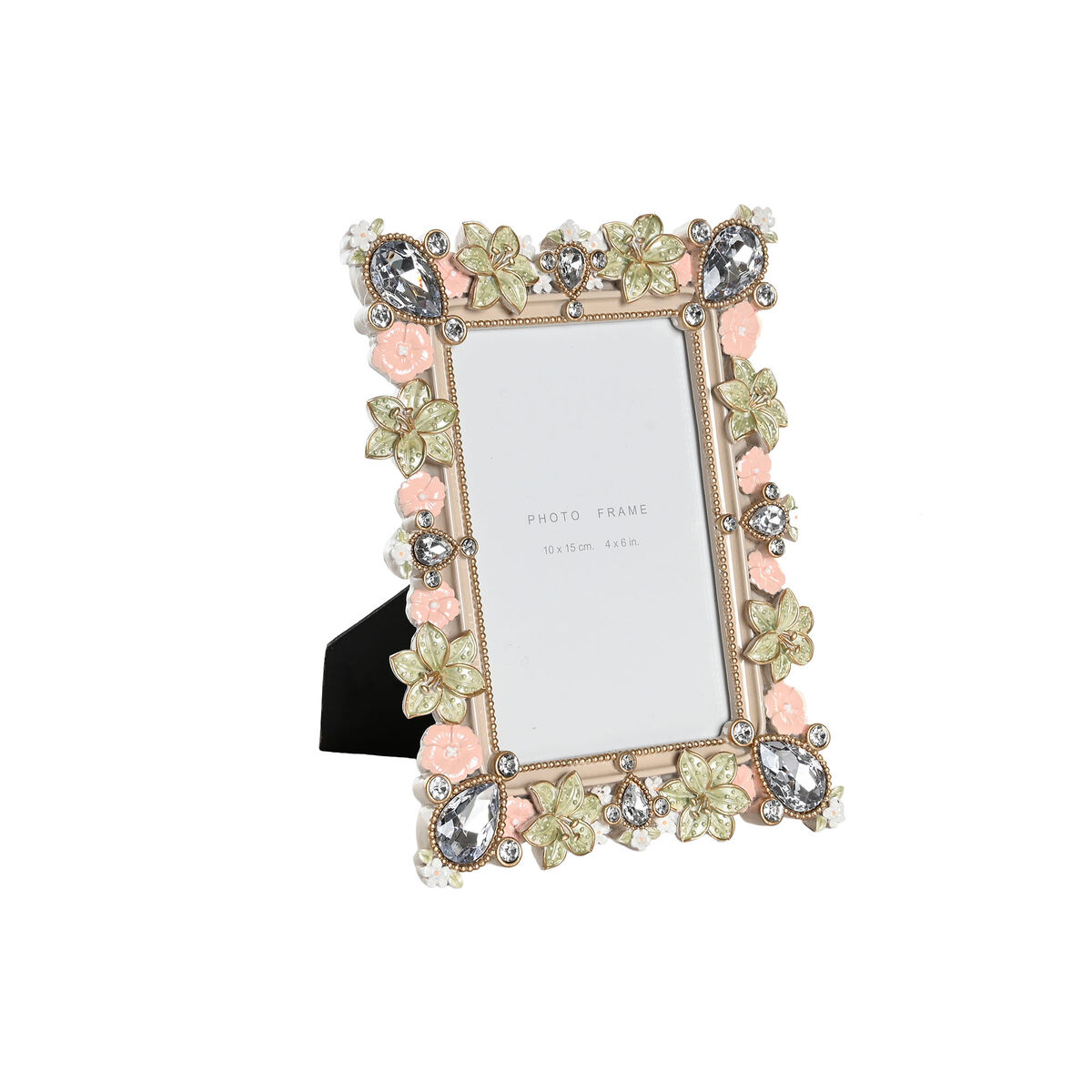 Fotoram DKD Home Decor 16 x 1,8 x 21,2 cm Glas Harts Multicolour Romantisk