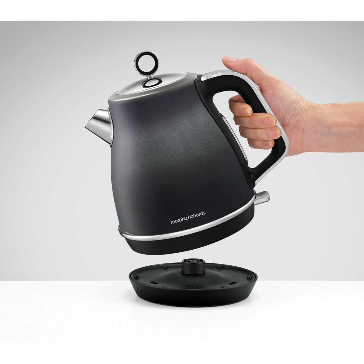 Vattenkokare Morphy Richards Evoke Svart Metall 2200 W 1,5 L