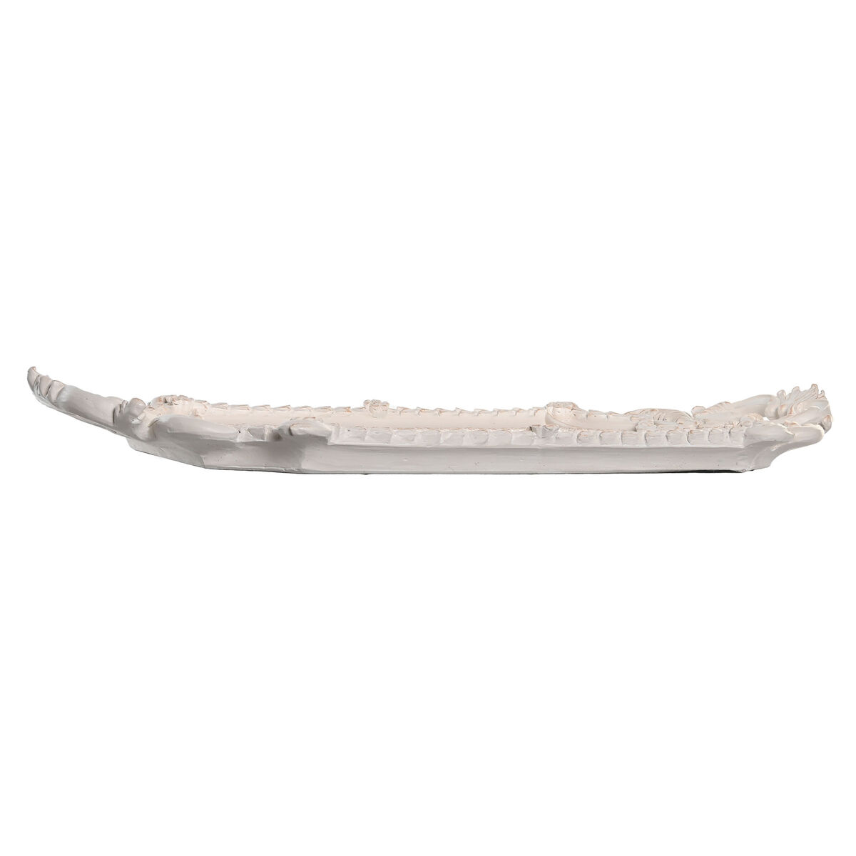 Snacksbricka DKD Home Decor 47,5 x 26,5 x 5 cm Speglar Gyllene Vit Harts Mörkbrun Neoklassisk (2 antal) - 2