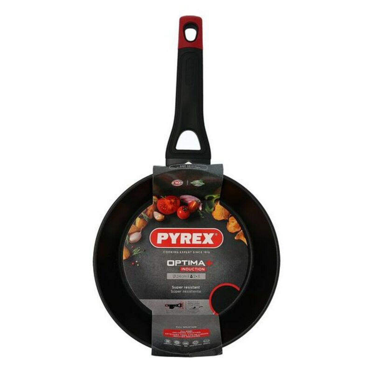Non-stick-panna Pyrex Optima+ Aluminium 3,5 mm, Mått: 26 cm - 8