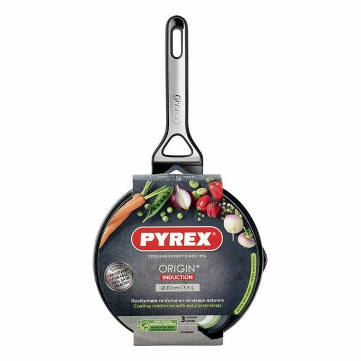 Kokpanna Pyrex Origin+ Aluminium 4 mm, Mått: 16 cm - 5