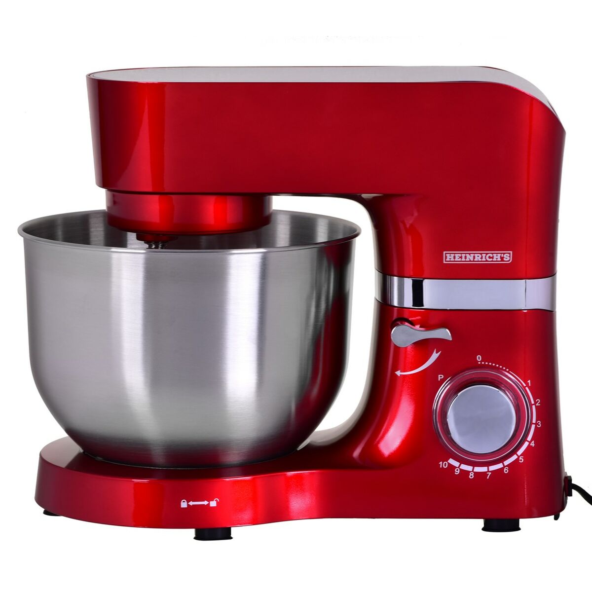 Köksrobot Heinrich's HKM 6278 Röd 1300 W 6,5 L