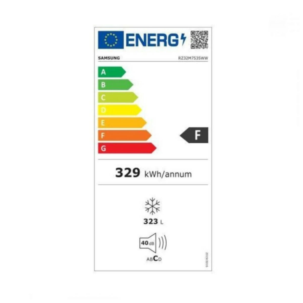 Frys Samsung RZ32M7535WW Vit (185 x 60 cm) - 2
