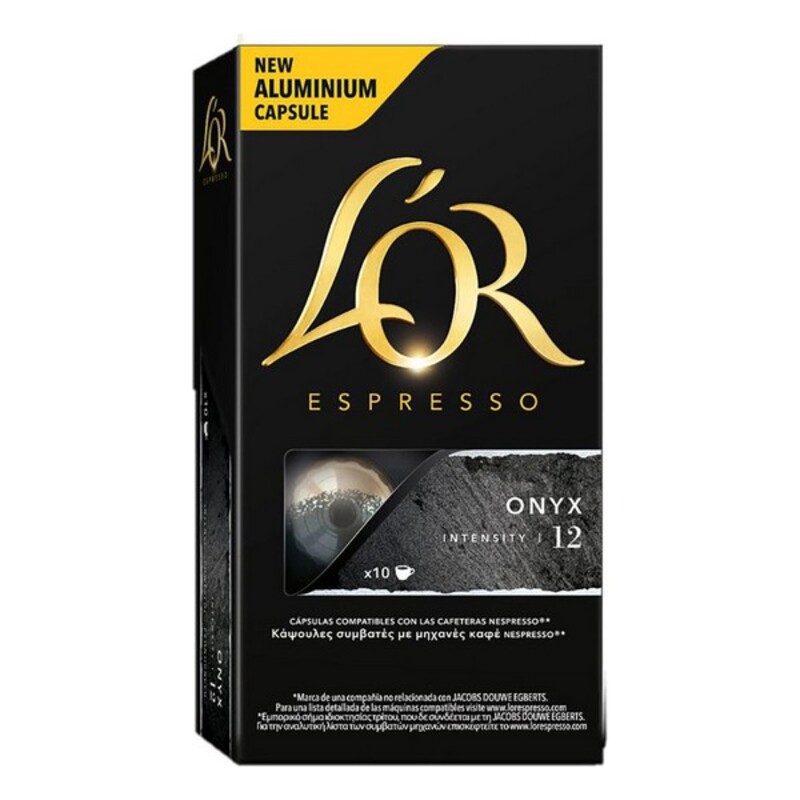 Kaffekapslar L'Or Onyx 12 (10 uds)