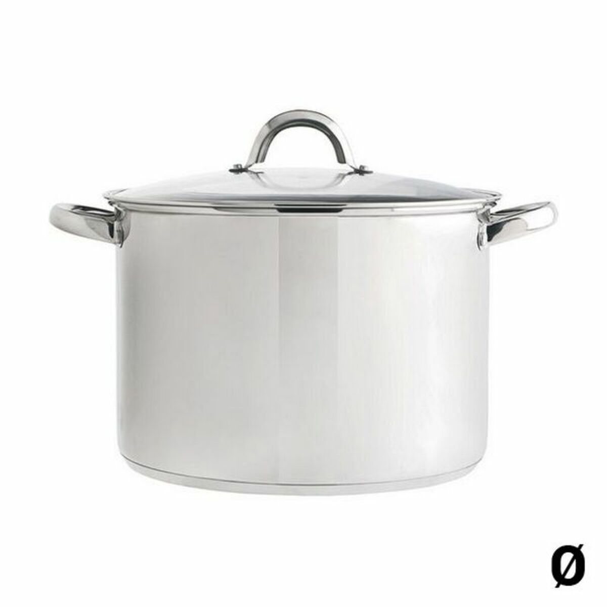 Kastrull med glaslock Quid Rostfritt stål, Mått: 20 cm - 6