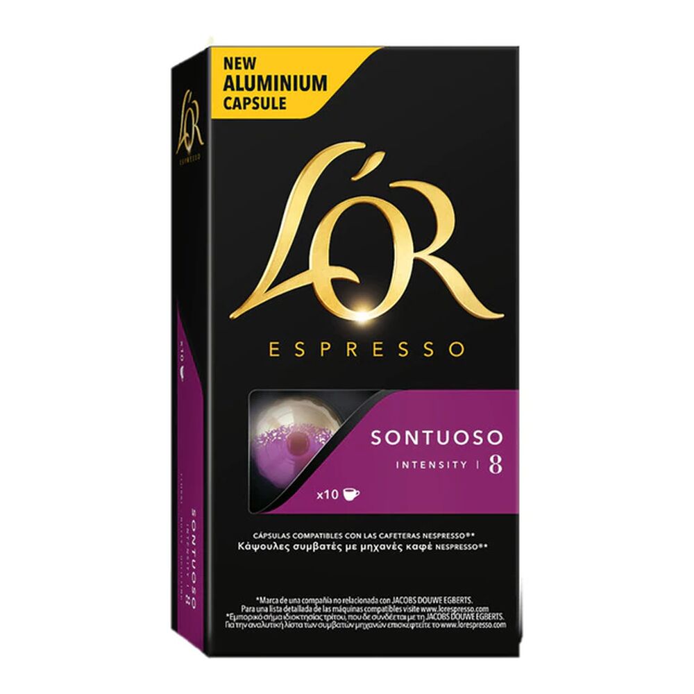 Kaffekapslar L'Or Sontuodo 8 (10 uds)
