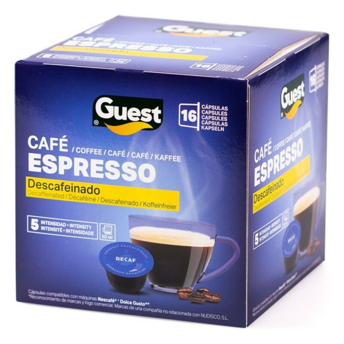 Kaffekapslar Espresso Guest Koffeinfritt (16 uds) - 2