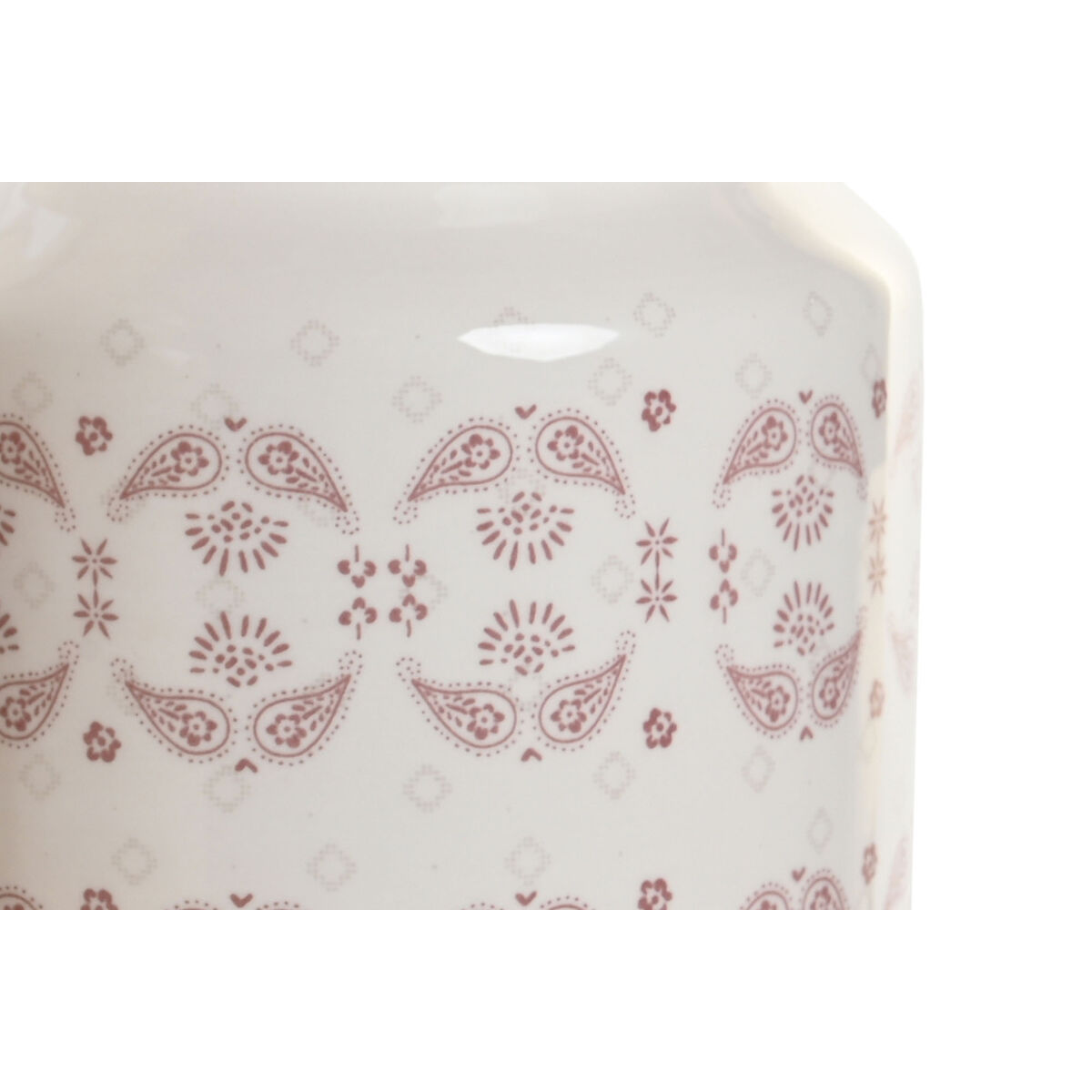 Kruka för köksredskap DKD Home Decor Rosa Metall Vit 12 x 12 x 22 cm Dolomite Trä MDF (5 antal) - 2