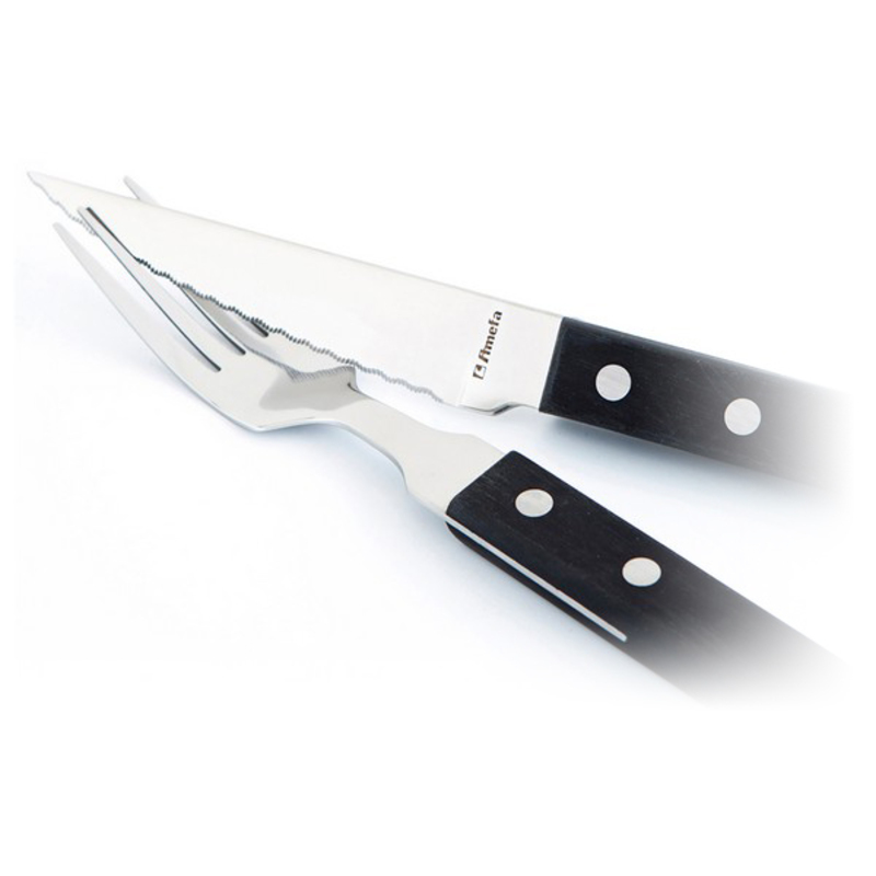 Gaffelset Amefa Pizza Metall 21,2 cm (12 antal) - 2
