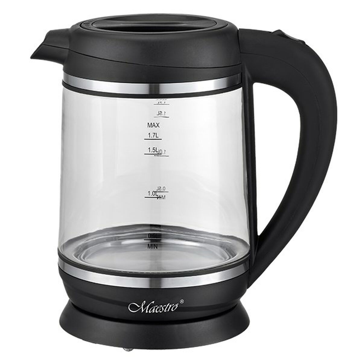 Vattenkokare Feel Maestro MR060  Svart Glas 2200 W 1,7 L
