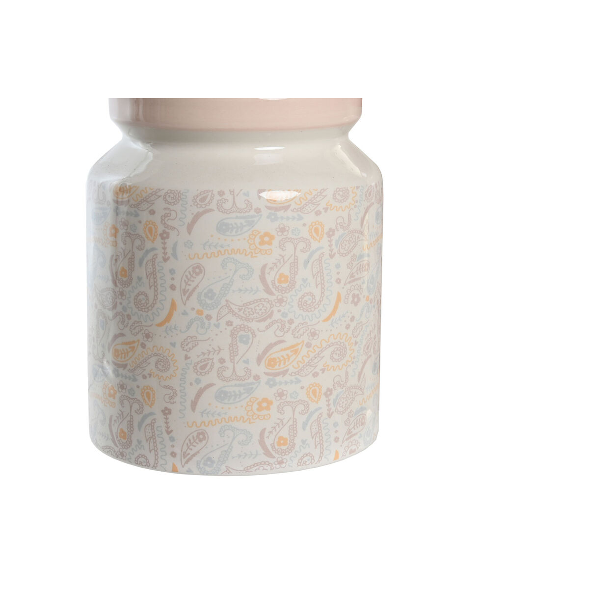 Kruka för köksredskap DKD Home Decor Rosa Metall Vit Dolomite Trä MDF 12 x 12 x 25 cm (5 antal) - 3