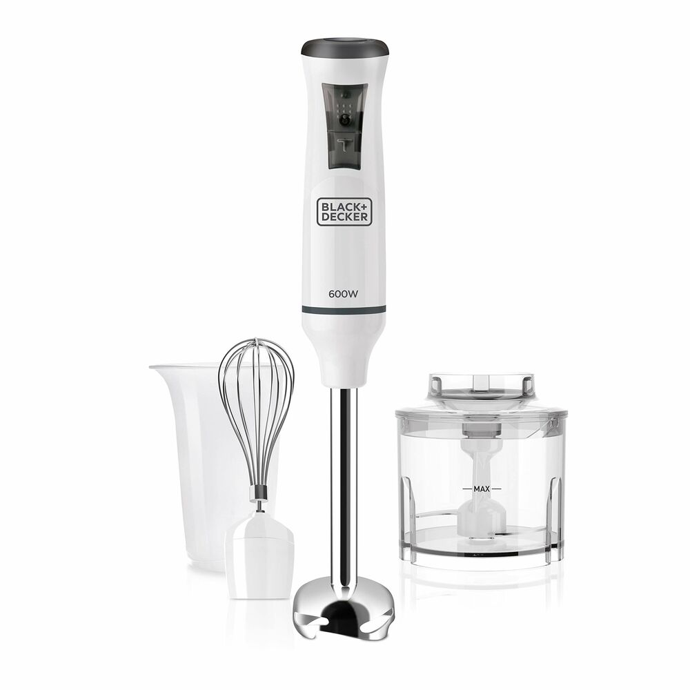 Stavmixer Black & Decker BXHBA600E 600 W Vit