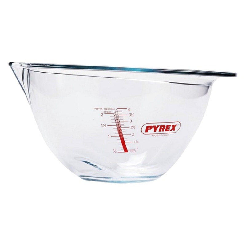 Måttskål Pyrex Prep&Store Px Transparent Borosilikatglas (23 x 15 x 6,5 cm - 1,1 l)
