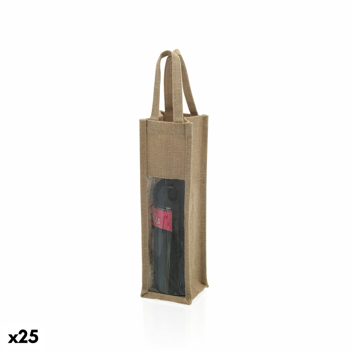 Väska för vinflaska (75 cl) 143480 (25 antal), Färg: Beige