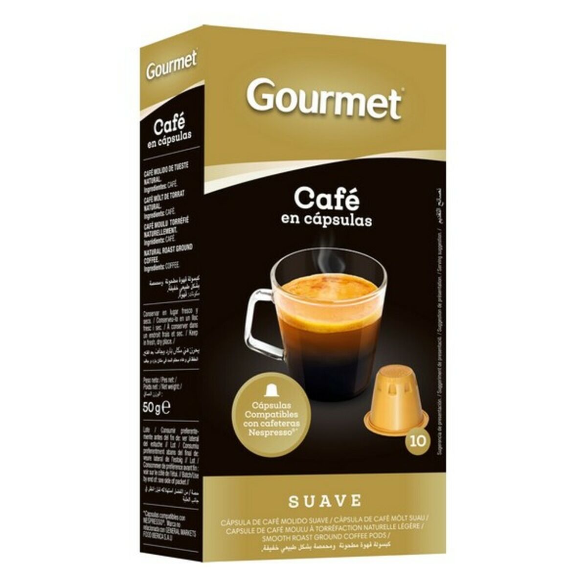 Kaffekapslar Gourmet Mjukt (10 uds) - 2