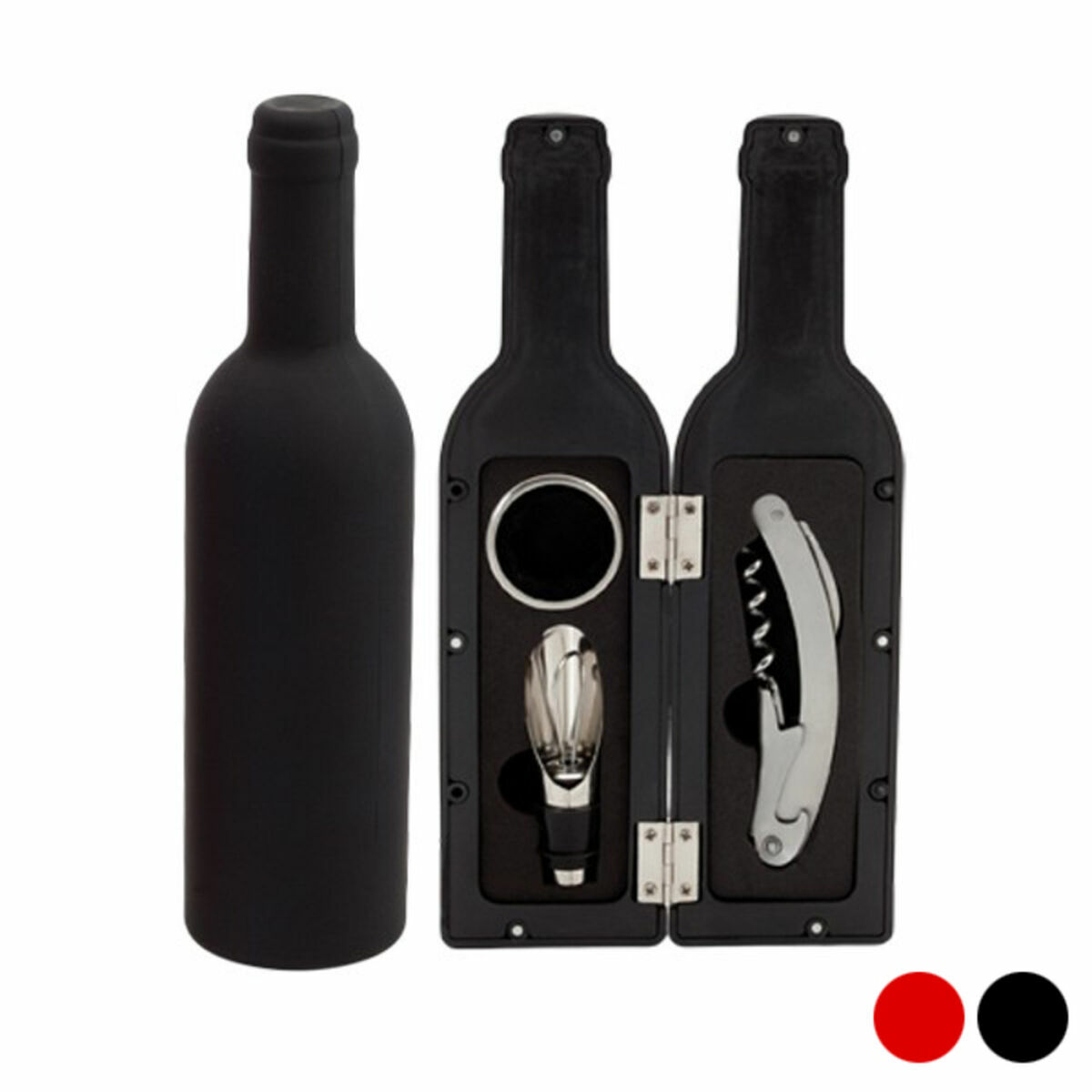 Vinlåda Flaska Winchill Server 143783 (10 antal), Färg: Svart - 3