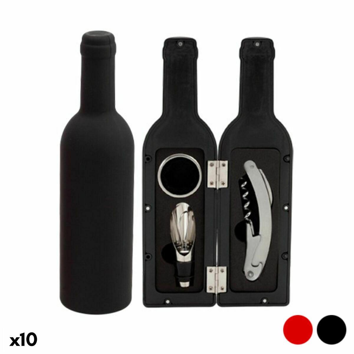 Vinlåda Flaska Winchill Server 143783 (10 antal), Färg: Röd