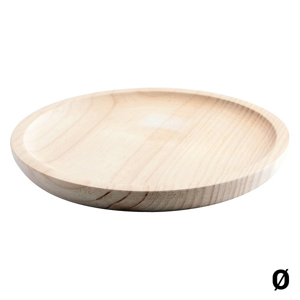 Tallrik Quid Professional Trä, Mått: Ø 24 cm