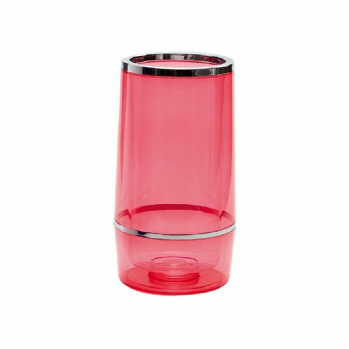 Transparent flaskhållare (75 cl) 143833 (12 antal), Färg: Röd - 2