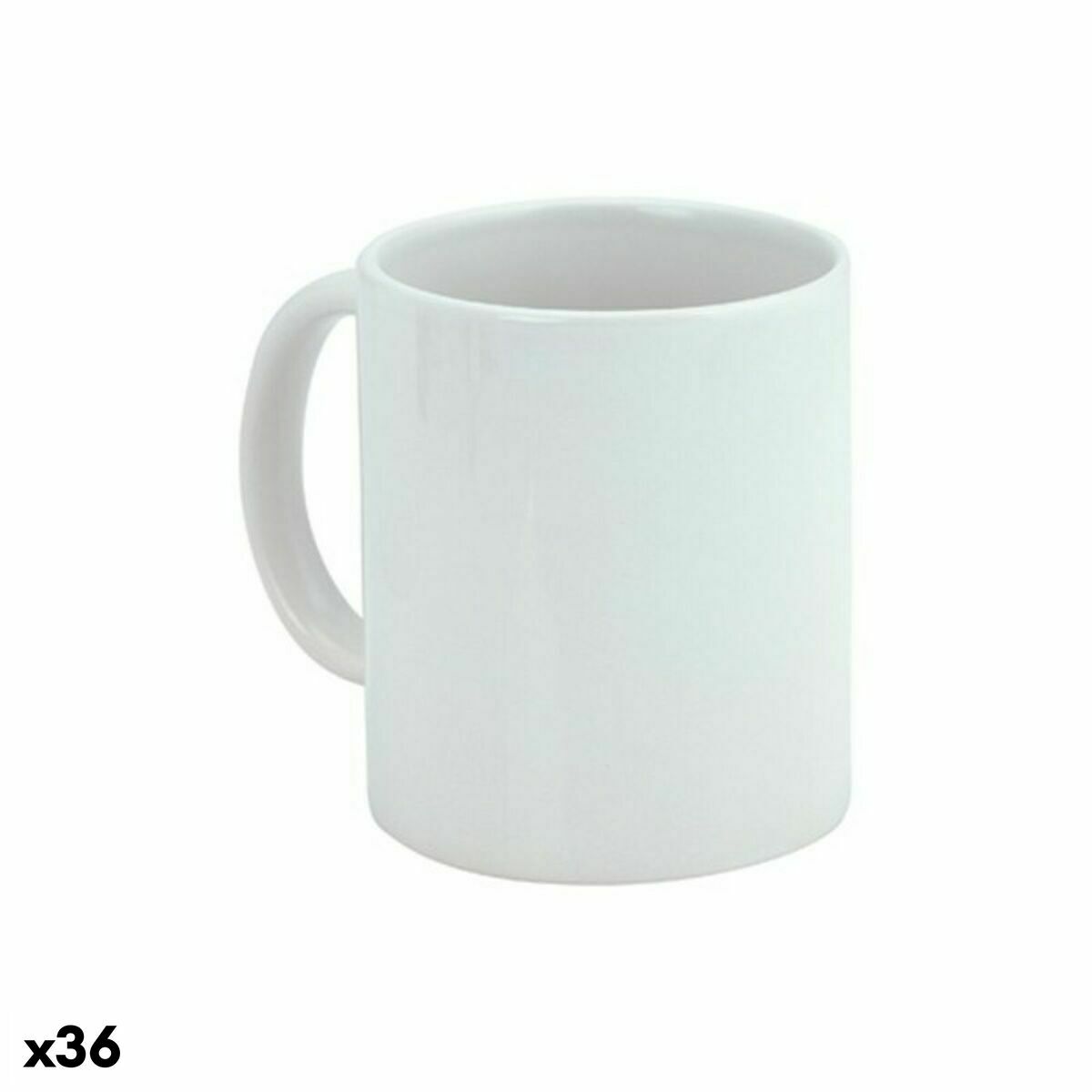 Keramikmugg 143893 (350 ml) (36 antal), Färg: Vit
