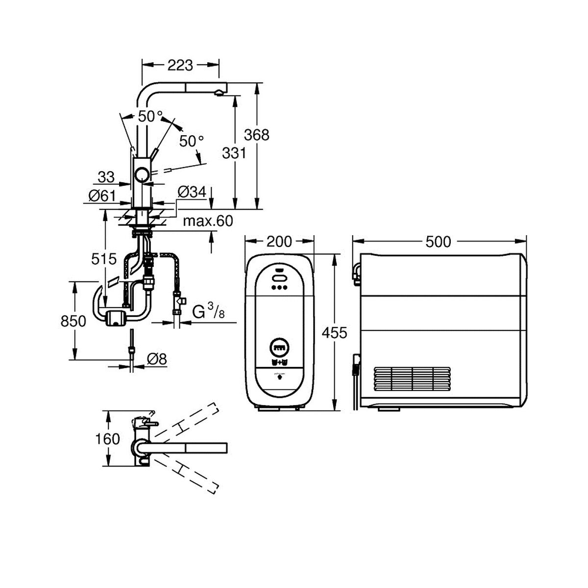 Blandare Grohe Home - 2