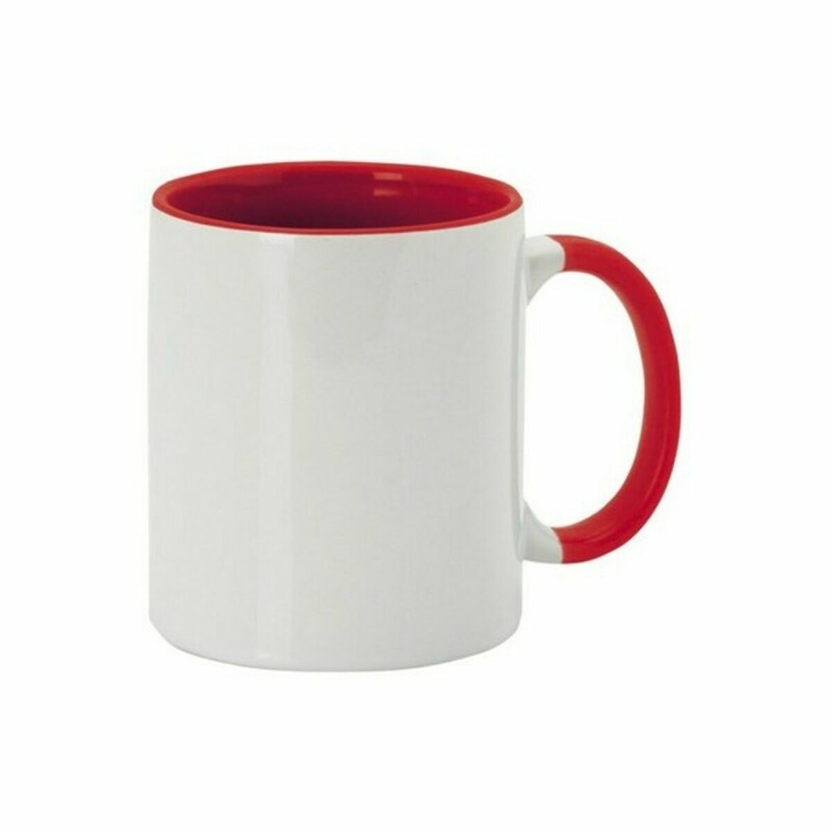 Keramikmugg Top Can Cap 143894 Dvobarvna (350 ml) (36 antal), Färg: Röd - 2