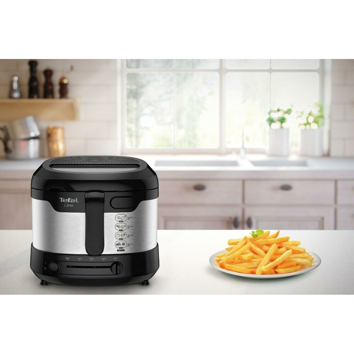 Oljefri Fritös Tefal FF215D Svart 1600 W - 2