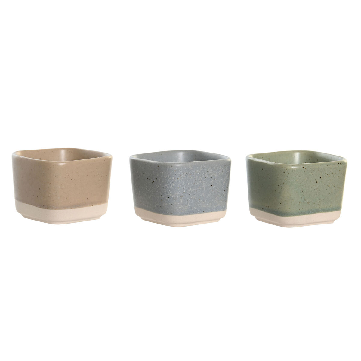 Tilltuggsset DKD Home Decor 21,6 x 15 x 1,5 cm Porslin Multicolour Bambu Skandinavisk - 3