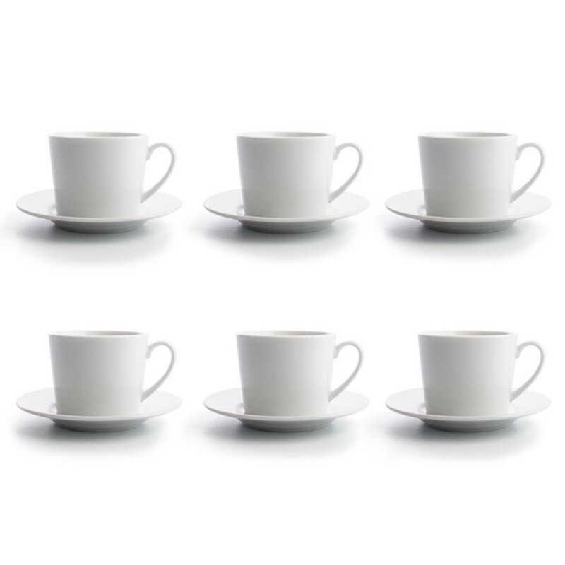 Set med kaffekoppar Quid 001442 (12 pcs) Transparent Keramik 6 Delar 220 ml - 3