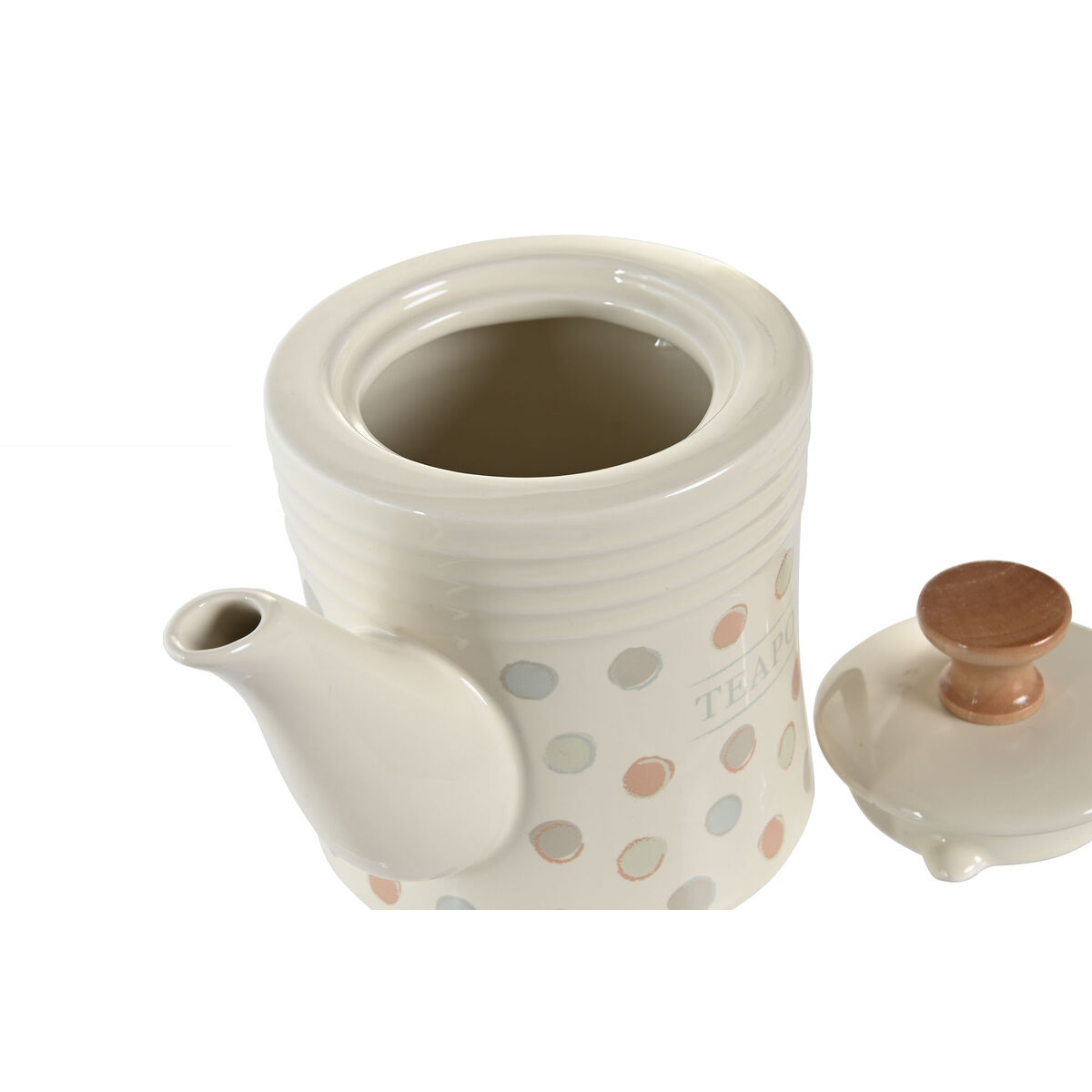 Tekanna DKD Home Decor Beige Stengods 1 L - 2
