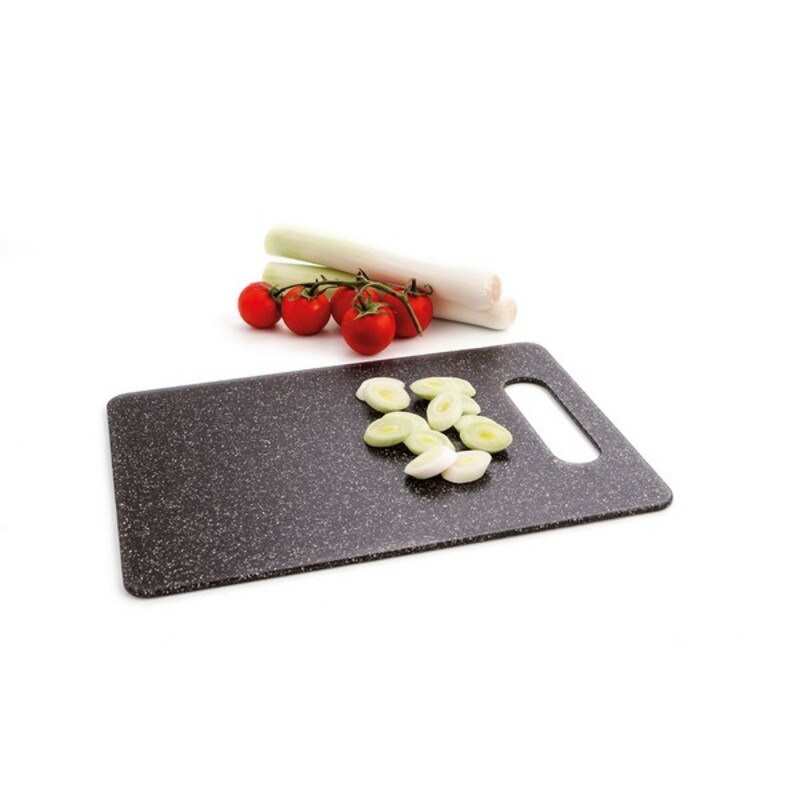 Skärbräda Quid Renova Quarz Grå Plast, Mått: 34,5 x 24,5 x 0,55 cm - 2