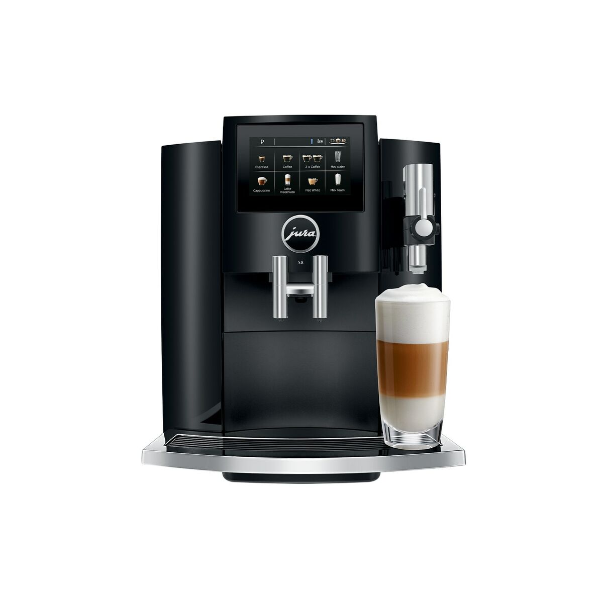 Superautomatisk kaffebryggare Jura S8 Svart Ja 1450 W 15 bar