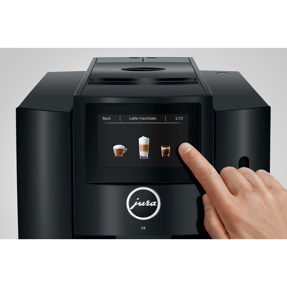 Superautomatisk kaffebryggare Jura S8 Svart Ja 1450 W 15 bar - 2