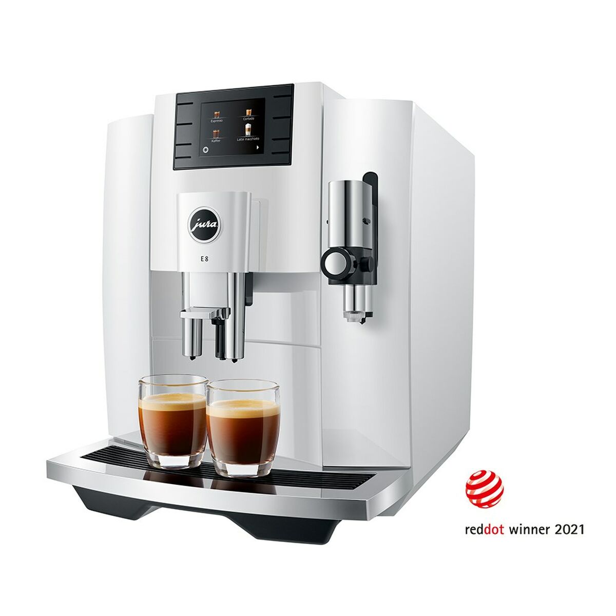 Superautomatisk kaffebryggare Jura E8 Vit Ja 1450 W 15 bar - 2