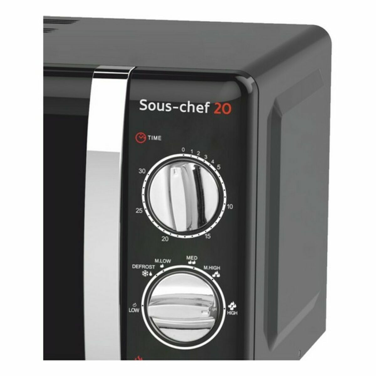 Mikrovågsugn med Grill Haeger MW-70B.007A 20 L Svart 700W - 2