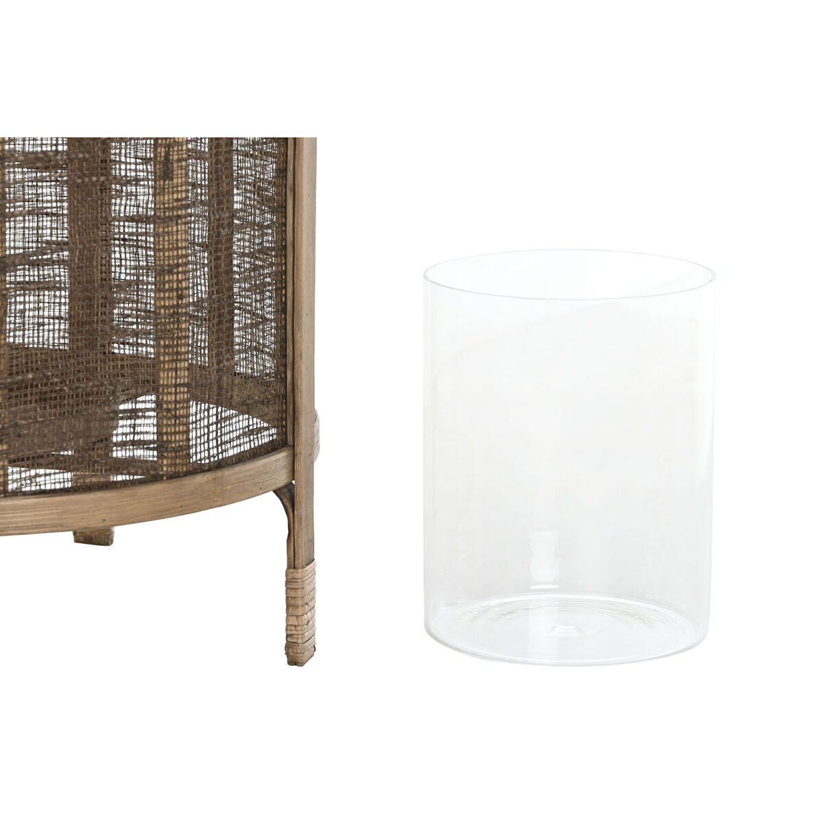 Ljusstakar DKD Home Decor Naturell Brun 31 x 31 x 60 cm - 2