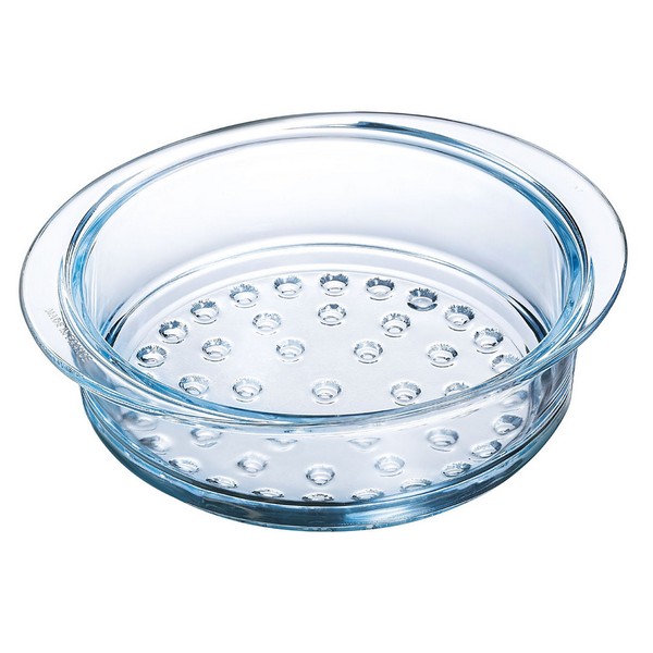 Ugnsform Pyrex Steam&Care Transparent Glas, Mått: Ø 24 cm
